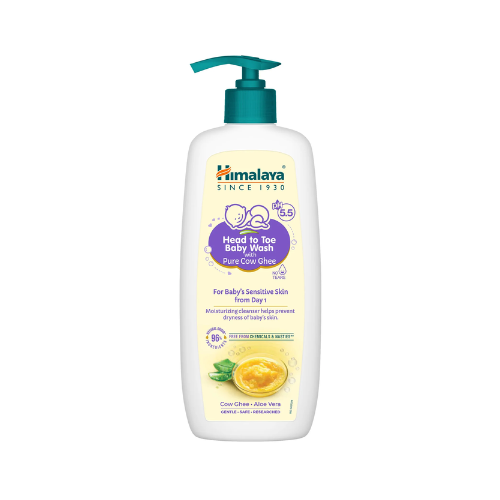 Himalaya Head to Toe Baby Wash with Pure Cow Ghee 400 Ml