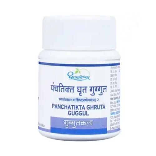 Dhootpapeshwar PANCHTIKTA GHRIT GUGGLU (60 Tabs) Dhootpapeshwar PANCHTIKTA GHRIT GUGGLU (60 Tabs)