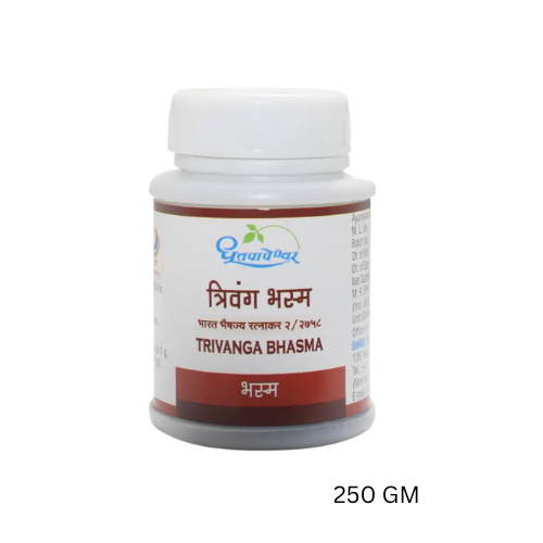 Dhootpapeshwar TRIVANG BHASMA 250 Gm Dhootpapeshwar TRIVANG BHASMA 250 Gm