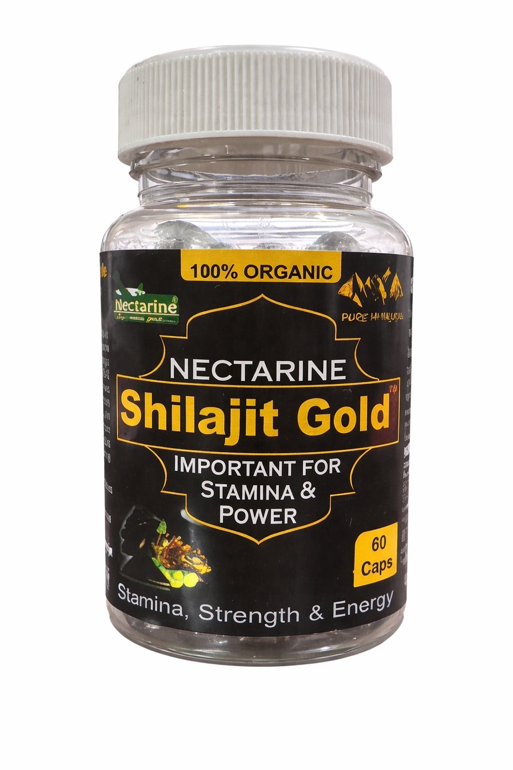 Nectarine Ayurveda Pvt. Ltd. Shilajit Gold 60 Capsules