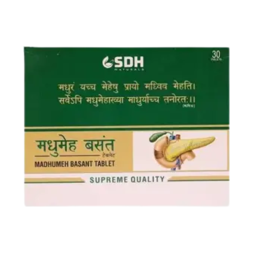 Shree Dhanwantri Herbals  MADHUMEH BASANT 30 Tab